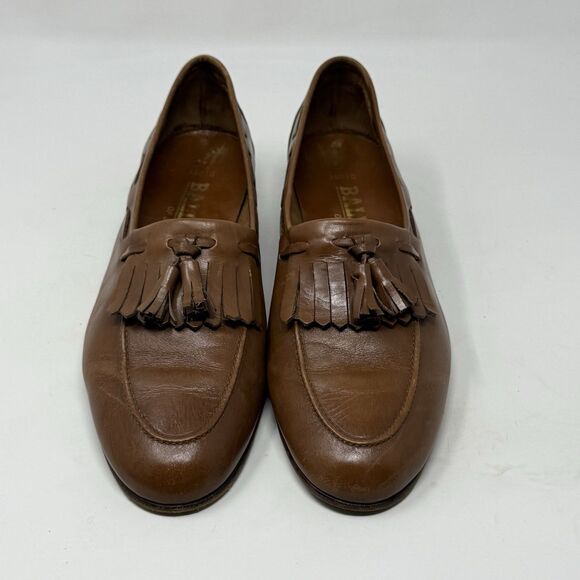 Bally Switzerland Loafers Mens 9 M Brown Tasseled Kiltie Slip On Shoes Vintage main image 13